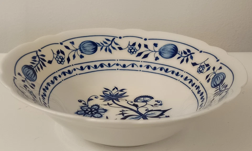 * KAHLA Zwiebelmuster große Salat Schale Servierplatte TOP - Bild 1 von 4