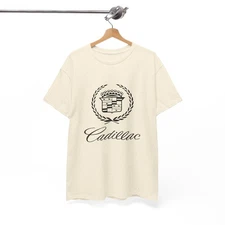 Cadillac Tshirt Vintage Logo CTSV Blackwing GM Chevy American Unisex Heavy Tee