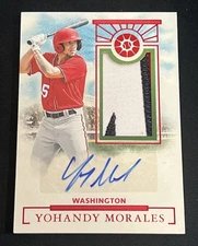 2024 Boys of Summer Prospect Material Signatures Red /49 Yohandy Morales Auto