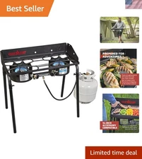 Camp Chef EX60LW Explorer 2 Burner Stove - Easy Cooking & Emergency Preparedness