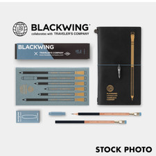 FULL SET Blackwing x Traveler's Company Pencils Charm Notebook/Cover Point Guard