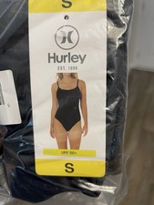 Hurley Women's UPF 50 Swimsuit Black Size Small