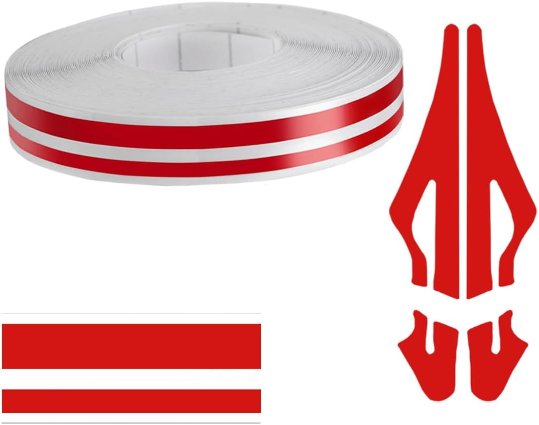 32Ft Car Pinstriping Tape, Vinyl Pin Striping Decals Car Trim Stripe Tape DIY St