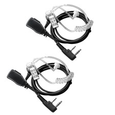 BAOFENG Walkie Talkies Earpiece with Mic Radio Earpiece for Walkie-Talkie 2 Pin