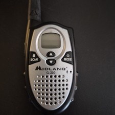 Midland G-300 Black 22 Channels GMRS 2way Radio Walkie Talkie Tested and ready