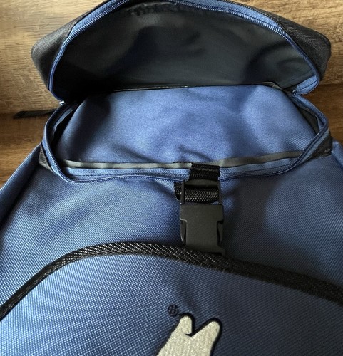 Vintage Pillsbury Doughboy Poppin' Fresh Backpack 1999 Blue And Black NEW HeeHee - Picture 8 of 10