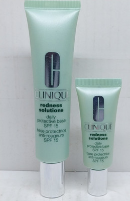 Clinique Redness Solutions Daily Protective Base SPF 15, 1.35 oz & Travel 0.5 oz