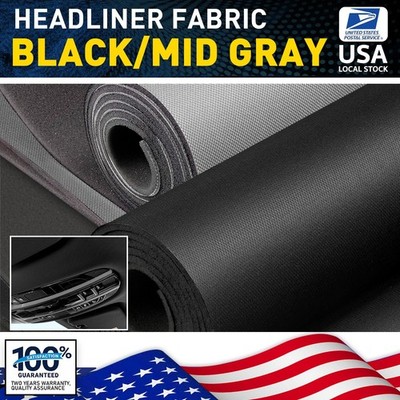 Flat Knit Headliner Fabric with Foam Backing for Car Ceiling Roof Fabric Repair