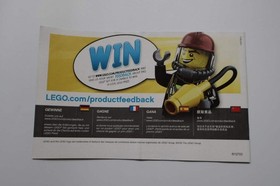 LEGO&reg; City 60072 Demolition Starter Set Instruction Manual Only!