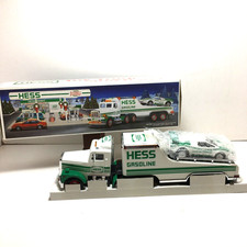 Hess Gasoline 1991 - Toy Truck working lights and friction Racer w/ original box