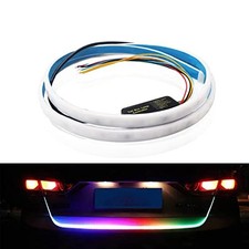 Pack-1 Trunk LED Light Bar, Brake Turn Signals, Colorful Fluorescent Light,