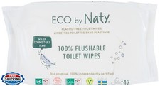 Naty Eco-Sensitive Toddler Wipes - Resealable Top - 42 ct