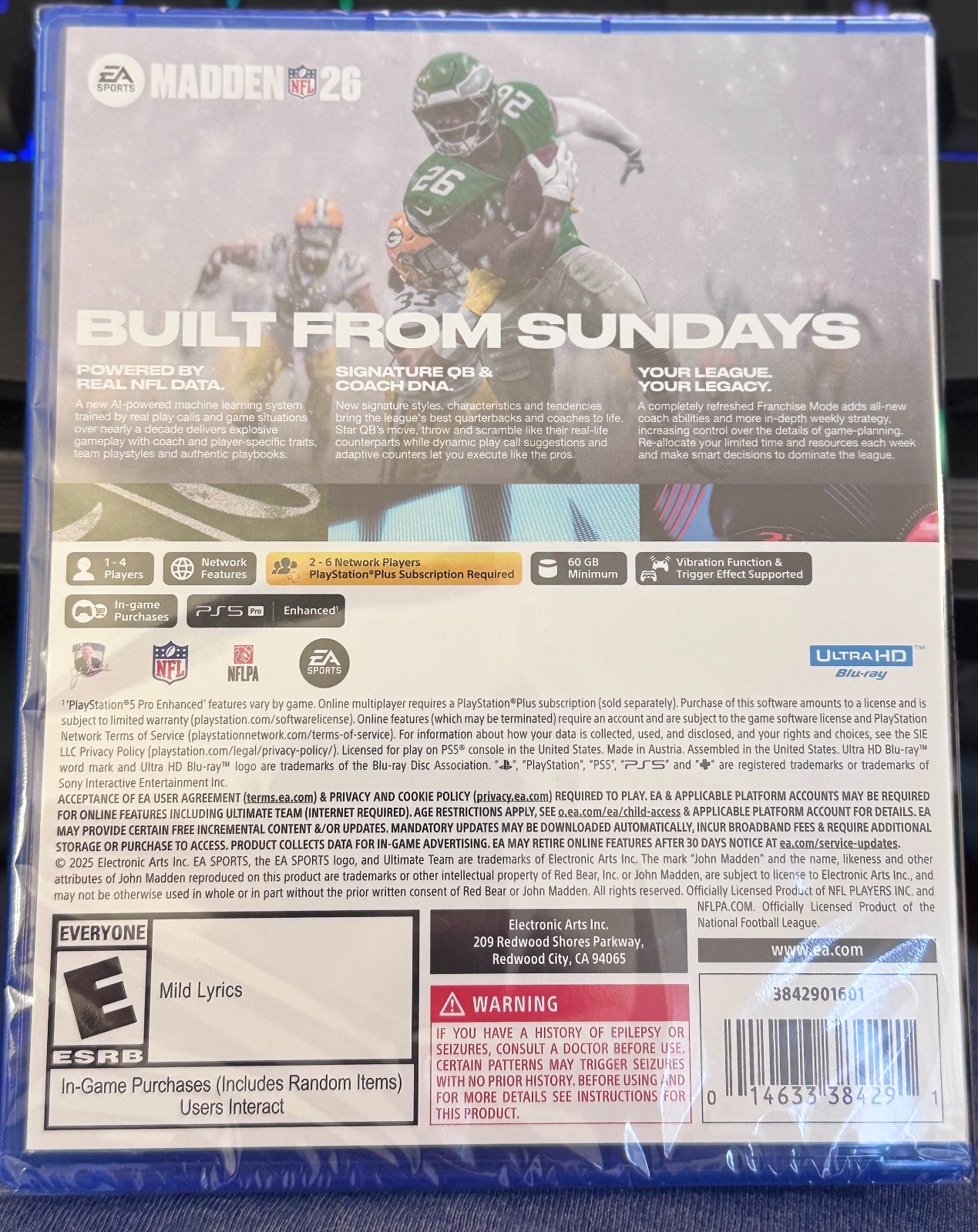 BRAND NEW & FACTORY SEALED - EA Sports Madden NFL 26 (PlayStation 5 / PS5)