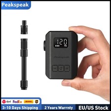  2026 NEW Peakspeak AS260PRO Electric Mini Bike Pump 600mAh Battery 120PSI Max