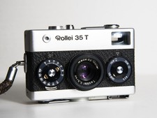 Rollei 35 T 35mm Film Camera 40mm Zeiss Lens - Refurbished/Serviced