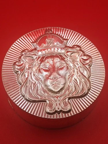 Scottsdale Mint 5 Troy Oz .999 Fine Silver Bullion Round Lion Stacker