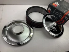 K&N 60-1410 Custom 14" X 4.25" Air Cleaner Assembly W/ High Flow Air Filter