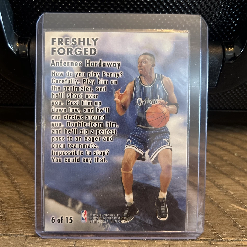 PSA 9 1996 金属 ANFERNEE HARDAWAY FRESHLY 锻造 /15 — 第 2/2 张图片
