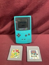 Nintendo GameBoy Color GBC Teal Blue Handheld System Console CGB-001 Tested