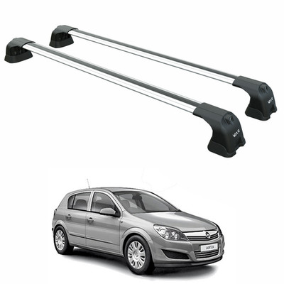 For Opel Astra H 2004-2010 Roof Rack System Carrier Cross Bars Silver