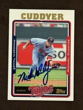 Michael Cuddyer 2005  Topps Hard Signed On Card Auto Minnesota Twins Card #562