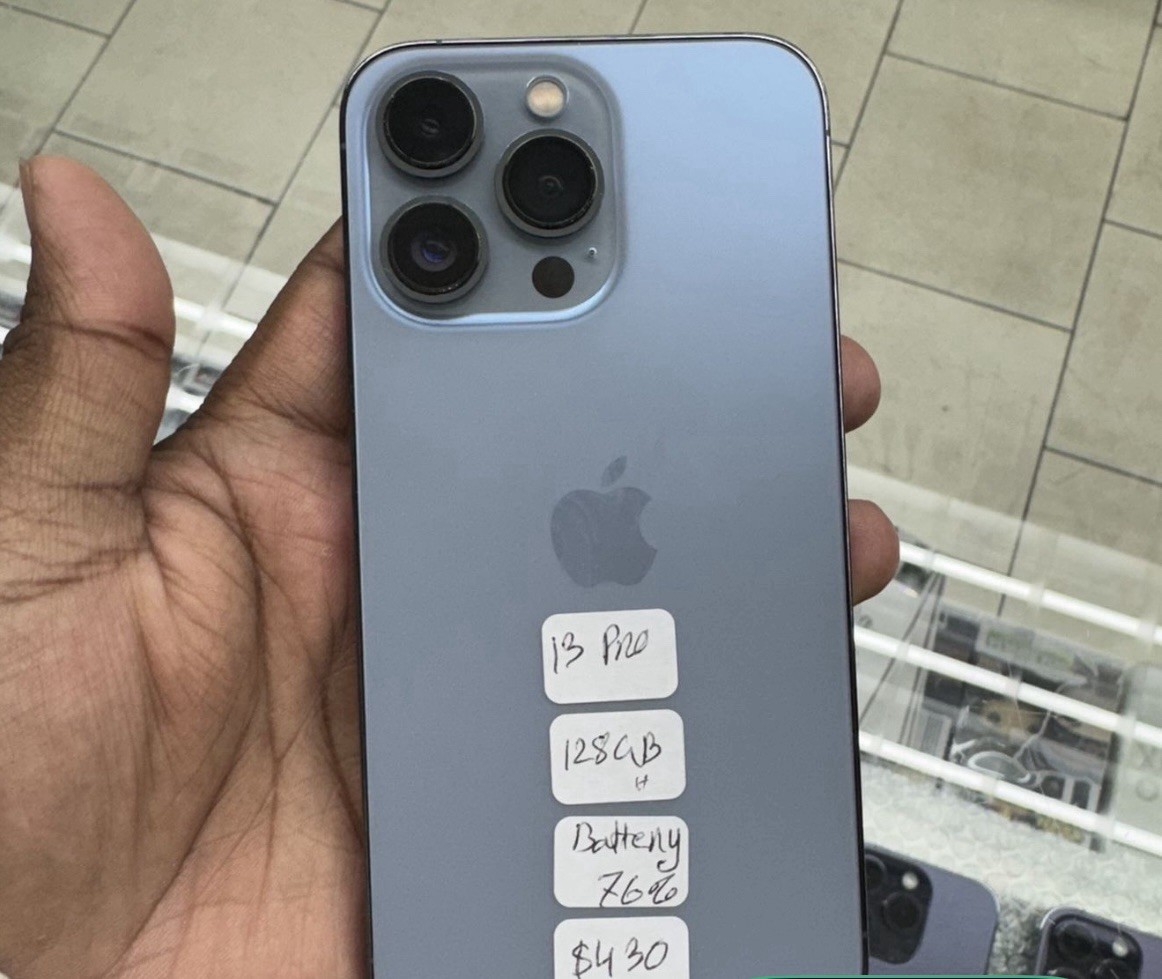Apple iPhone 13 Pro 128GB Blue iOS Bar Smartphone contact me before buying