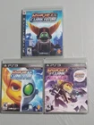Ratchet & Clank PS3 Lot Of 3 Tools Of Destruction A Crack In Time Into The Nexus