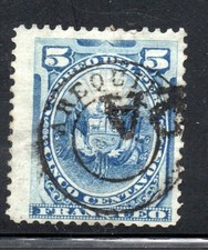 PERU, PROVISIONAL AREQUIPA, PERIODO GUERRA DEL PACIFICO, CHILE    (PRE-213)