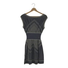 Shop CHANEL Sleeveless Dress Clothing Blue P48004K06130 Size 36 Skirt Rayon H63