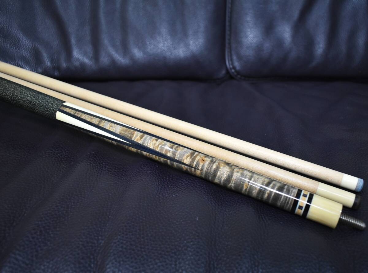 Vintage 90s Meucci Cue M-7 95-12 2 Shafts 19.54oz Pool Billiards