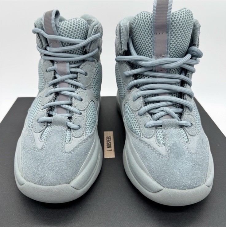Yeezy Season 7 High-Top Sneakers House Blue Desert Boot thumbnail 2
