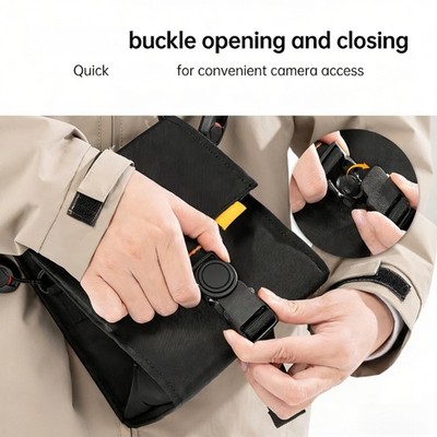 Compact Handheld Camera Backpack With Closure for Outdoor and Daily Use