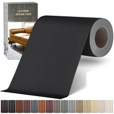 Self Adhesive Leather Repair Patch Kit, 4" x 63" Large Vinyl Leather Repair Tape
