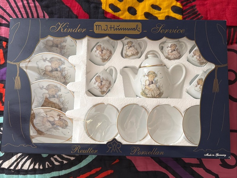 MJ Hummel Kinder Service Mini Tea Service NIB