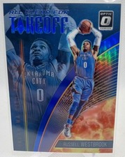 2018-19 Donruss Optic #6 Russell Westbrook All Clear for Takeoff Blue #/49