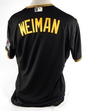 2020 Pittsburgh Pirates Blake Weiman Game Issued Black Jersey 48 DP72219