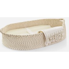 J & Joo Baby Changing Basket Cotton Rope "Moses Basket" Boho