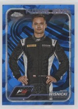 2024 Topps Chrome Sapphire Edition Formula 1 F3 Drivers Piotr Wisnicki #72 11ng