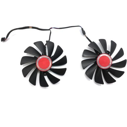  2PCS 95MM FDC10U12S9-C CF1010U12S Cooler Fan Replace for   Radeon RX6324