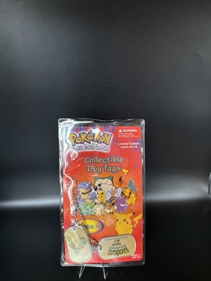 Pokémon Gotta Catch Them All 1999 Dog Tag #07 Squirrel