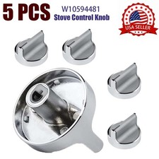 5PCS For Whirlpool Oven Range Burner Knob Wpw10594481 W10594481