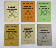Great Players Series Bobby Fischer 6 Volumes 1955-1971 Chess Digest Magazine