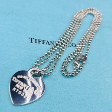 Tiffany Necklace Return to Tiffany Heart Tag Long Chain