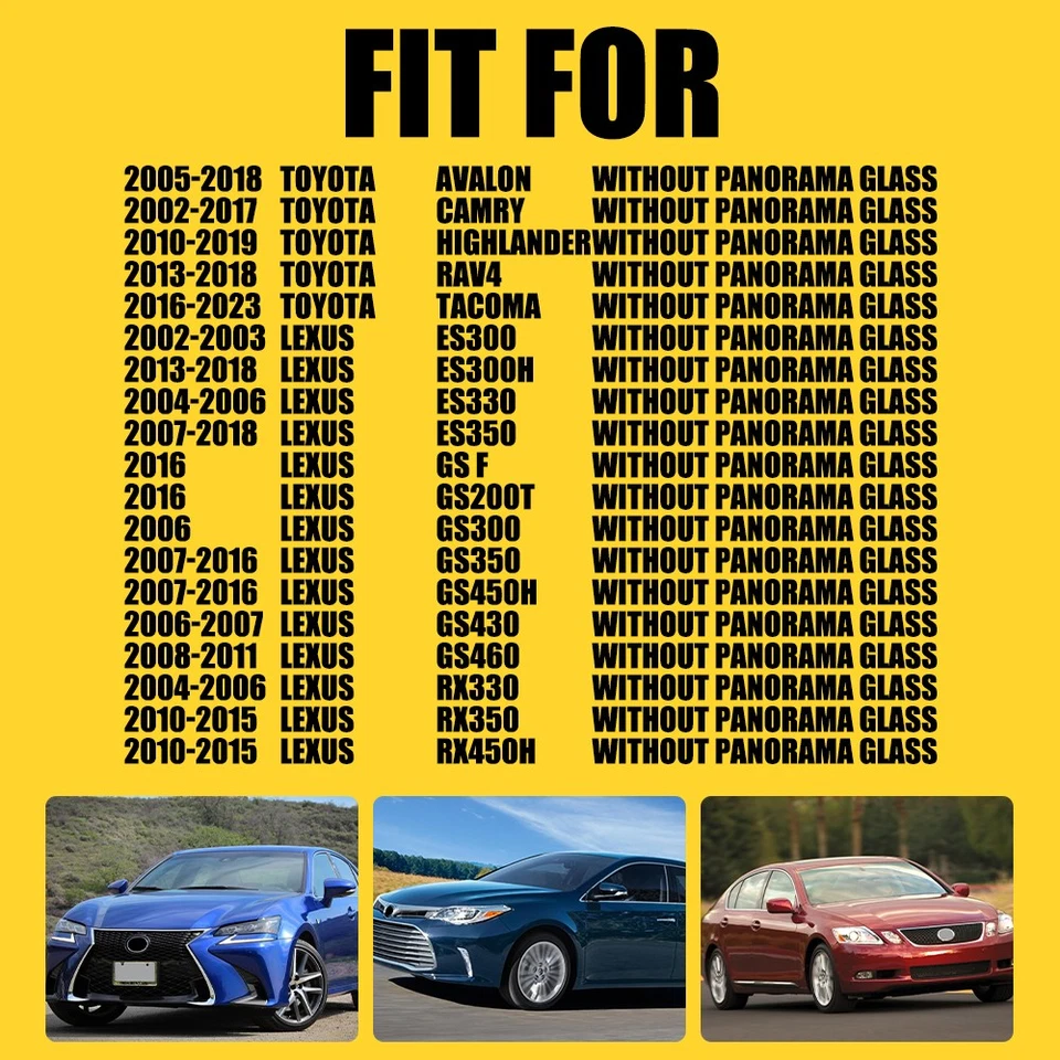 Junta de sellado de goma para techo corredizo 6325133061 para Toyota Lexus B Foto 3 de 4