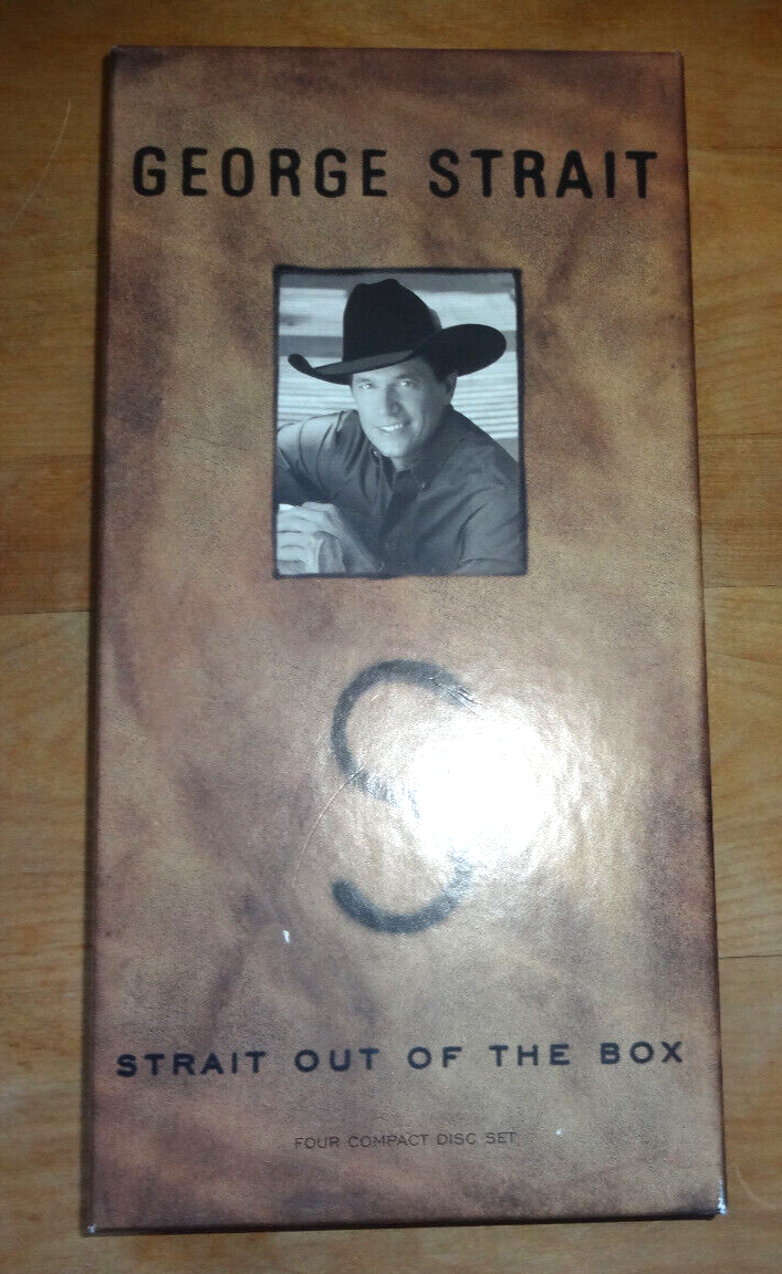 George Strait Strait Out of the Box 4-Disc Box Set with Booklet