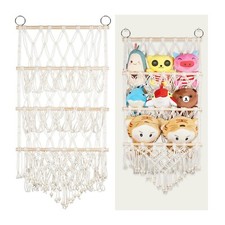 Stuffed Animal Storage Macrame Stuffed Animal Toy Storage Net Wall ... Fast Ship