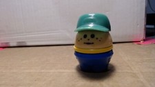 Vintage Little Tikes Toddle Tots Boy Figure Chunky Little People Blue cap boy