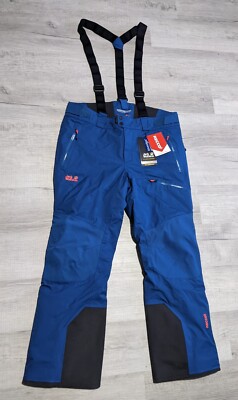 NWT Jack Wolfskin 1113451 Mens Sz XL Lightweight Snow Summit Pants Dark Cobalt 