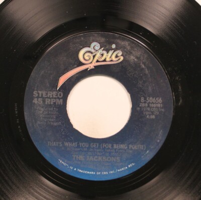 Soul 45 The Jacksons - THAT'S WHAT You Get (Für Wird Polite) / Shake Your Body