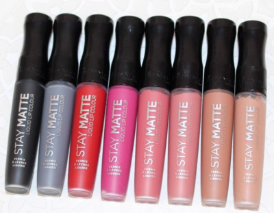Rimmel London Stay Matte flüssiger farbiger Lippenstift BRANDNEU Wählen Sie Ihren Farbton